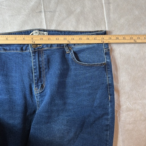 NWT Luvamia women’s wide leg jean stretchy size 2XL see pics for measurements - Picture 11 of 14